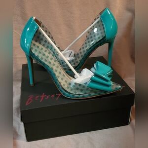 Betsy Johnson Torquoise Stilettos